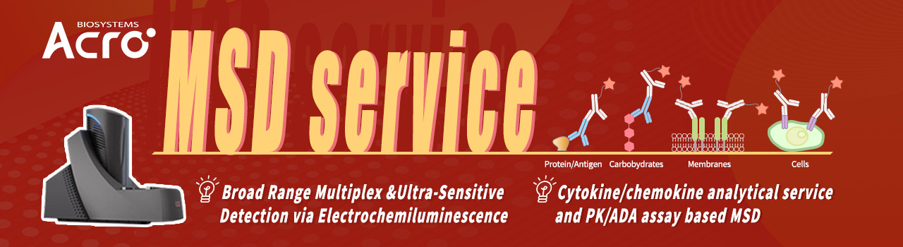 Service d'électrochimioluminescence Meso Scale Discovery (MSD)