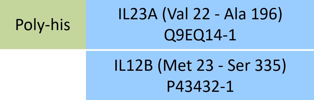 IL23A & IL12B Structure